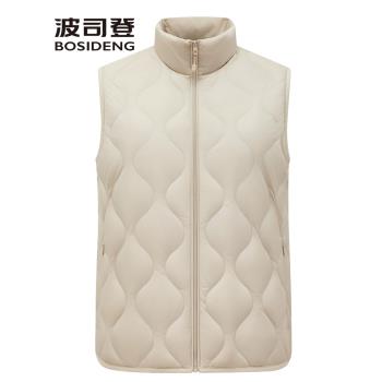 波司登女士羽絨羽絨馬甲2024新款修身顯瘦內搭坎肩保暖背心女外穿