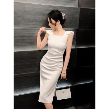 禮服女輕奢小眾高階宴會氣質聚會晚禮服平時可穿高階感法式連衣裙