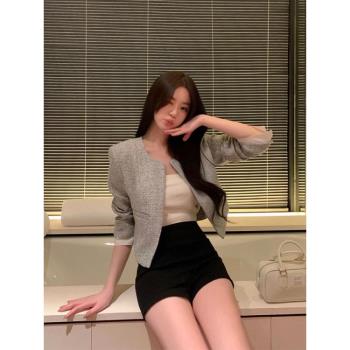 2ND STUDIOS 法式復古小香風外套短款氣質辣妹風2025年新款上衣女