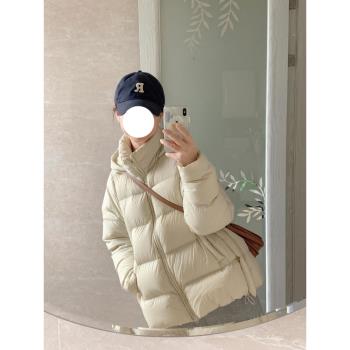 短款連帽羽絨服女冬季天新款2024年新款時尚洋氣高階感小眾設計感