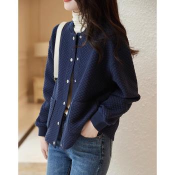 品牌高階女裝2025年新款秋季時尚氣質棒球服減齡休閑外套夾克開衫