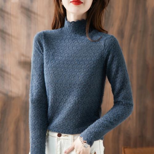 半高領蕾絲打底衫女士裝春秋冬季2025年新款別致時尚小衫內搭上衣