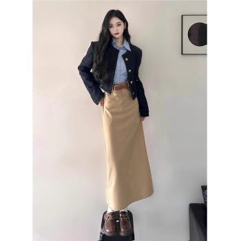 韓系學院風美式復古辣妹短款外套