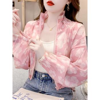 薄款防曬衣小香風短外套夏季2025年新款女士上衣雪紡開衫春秋顯瘦