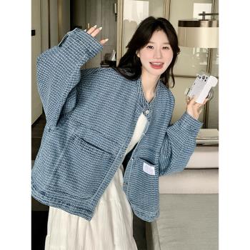 設計感牛仔外套女2024新款早秋chic港風寬松百搭短款上衣爆款炸街
