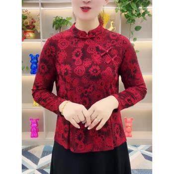 中國風旗袍領復古唐裝修身上衣