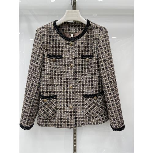 媽媽小香風外套2025秋冬季新款40歲50中老年女裝時尚氣質短款上衣