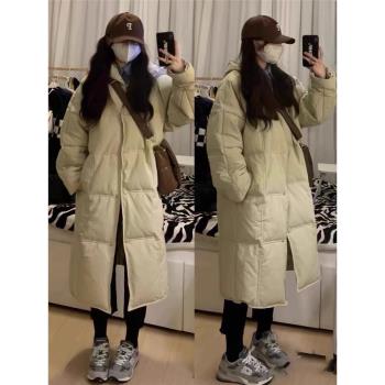中長款oversize小個子羽絨棉服