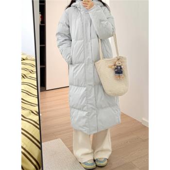 長款羽絨棉服女2024年新款冬季外套加厚棉襖中戲藝考學生韓系棉衣