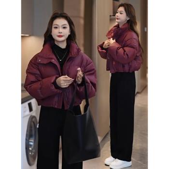 時尚短款羽絨服女冬季洋氣減齡顯瘦加厚保暖小個子免洗白鴨絨外套