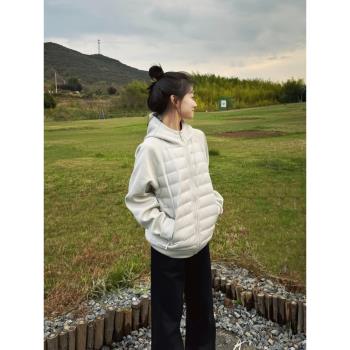 輕薄排骨羽絨服內膽女款秋冬新款薄款冬季修身外套女衣服內搭短款