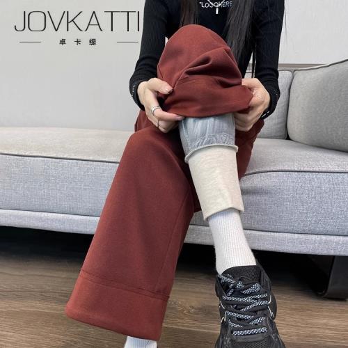 2026新款冬季外穿靴褲女洋氣高級感加厚零下40度東北休閑羽絨褲女