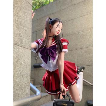 新品酒吧演出服ds領舞臺gogo服裝韓舞女團學園風現代爵士舞套裝