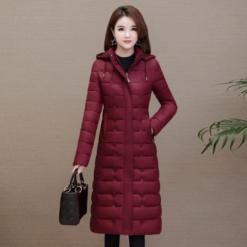 反季特賣中長款修身顯瘦羽絨棉服