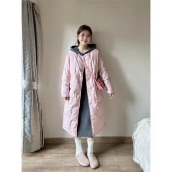 2024冬季新款韓版寬松顯瘦中長款羽絨棉服女加厚保暖麵包服外套潮