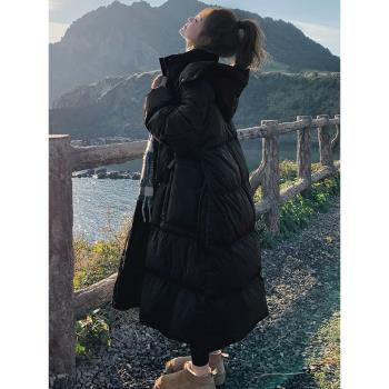長款時尚高階感加厚保暖羽絨服