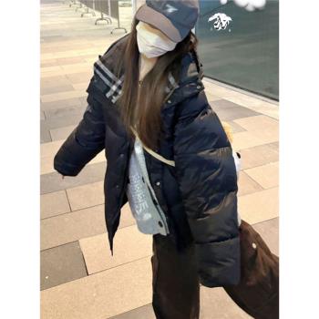 2025新款今年流行爆款羽絨服小個子獨特超好看短款白鴨絨羊毛外套