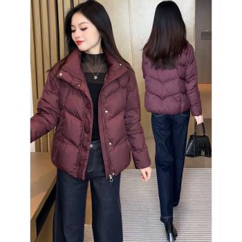 短款棉服女2024年新款冬季時尚加厚保暖好看洋氣女士棉衣外套