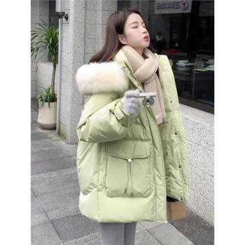 KARME MAJE爆款羽絨棉服棉衣外套冬新款短款小個子加厚麵包服ins