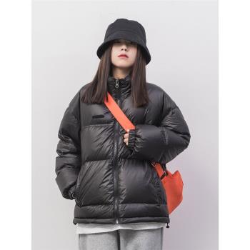 黑色短款超好看輕薄羽絨服棉服女款冬季棉衣爆款2024年新款小個子