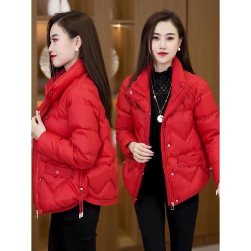 網紅棉襖女冬季新款棉衣今年流行漂亮短款時尚小棉服修身顯瘦外套