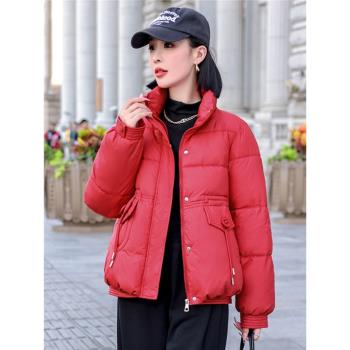 2024冬季新款羽絨棉服加厚立領棉衣女短款寬松顯瘦時尚韓版外套