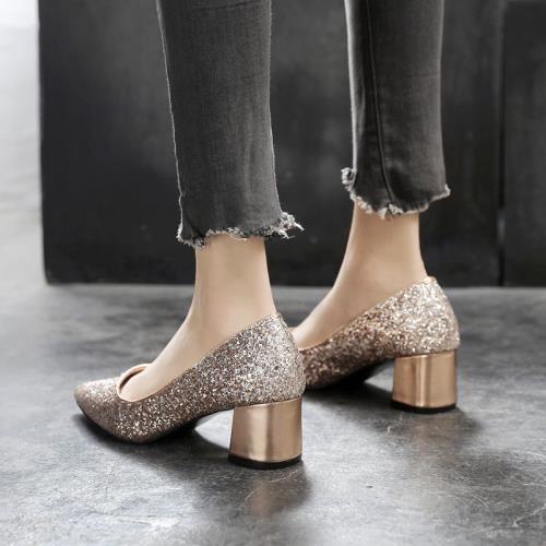 腳寬時尚新娘結婚40一43大碼女鞋