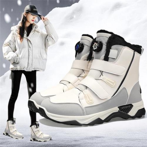 東北哈爾濱雪地靴女款2025新款冬季加絨加厚保暖大碼軟底輕便棉鞋