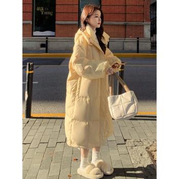 奶fufu中長款韓系加厚羽絨棉服