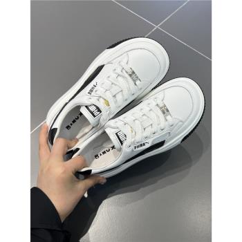 厚底真皮春季爆款運動ins小白鞋
