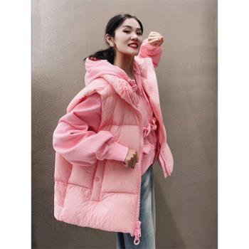 顯瘦超柔寬松羽絨服馬甲背心衛衣