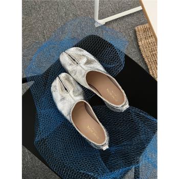套腳原創忍者女單鞋裂紋設計師