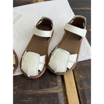舒適手工原創牛皮清爽漢服鞋文藝