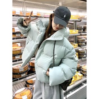 高階感超好看加厚麵包服棉衣女小個子2024年冬季新款連帽羽絨棉襖