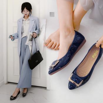 仙女軟底尖頭春秋上班工作蛋卷鞋