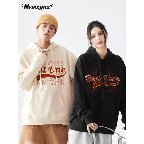 美式復古不一樣的情侶衛衣2025秋冬款寬松印花情侶裝秋季男女潮流