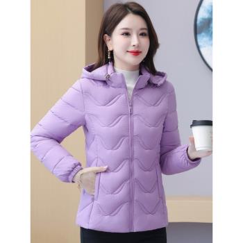 秋冬棉衣女修身短款2024新款羽絨棉服爆款小棉襖加厚寬松媽媽外套