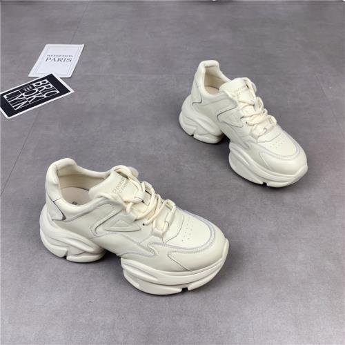 芭慕秀小個子6cm增高老爹鞋女2025秋新款時尚系帶百搭休閑運動鞋