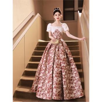 晚禮服裙女2024新品高階宴會成人禮主持氣質輕奢小眾法式學生藝考
