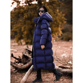 羽物400克升級冒汗長款羽絨服