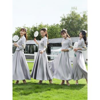 中國風旗袍姐妹裙伴娘服