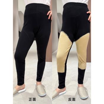 大碼女裝加絨加厚打底保暖褲護膝加肥加大200斤胖mm德絨高腰秋褲
