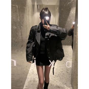 2025冬季新款高階時尚立領羽絨棉服女小個子寬松顯瘦加厚棉衣外套