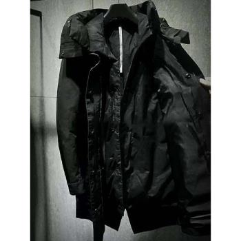 高階日系自主內裡中長款羽絨服