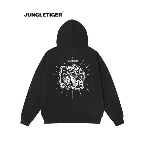 叢林老虎美式潮牌虎頭連帽衛衣男女2026春季寬松休閑百搭重磅上衣