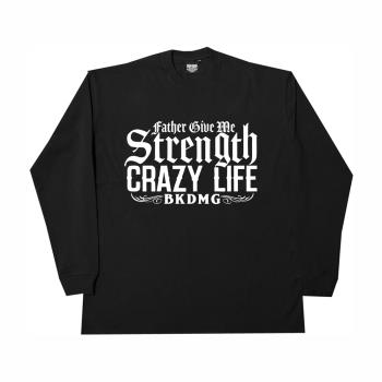 bboy嘻哈hiphop復古old school西海岸打底衫簡約小領口加厚長袖