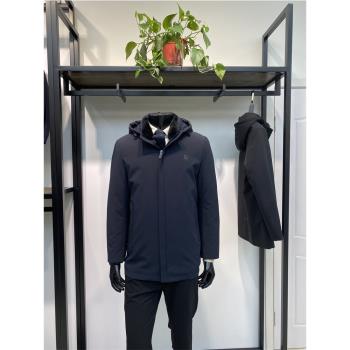 超值鵝絨內膽可脫卸冬季男士羽絨服外套水貂毛領保暖上衣領佐品牌