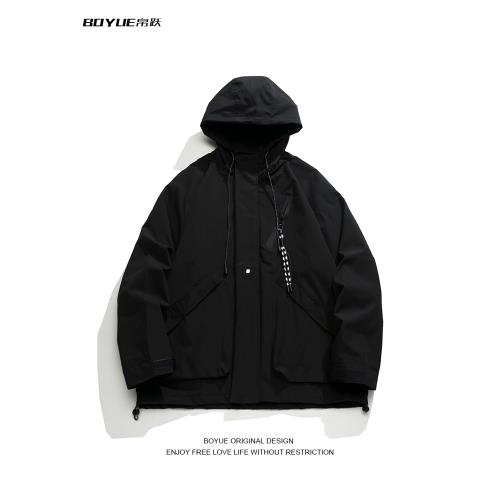 BOYUE帛躍時尚大口袋外套工裝