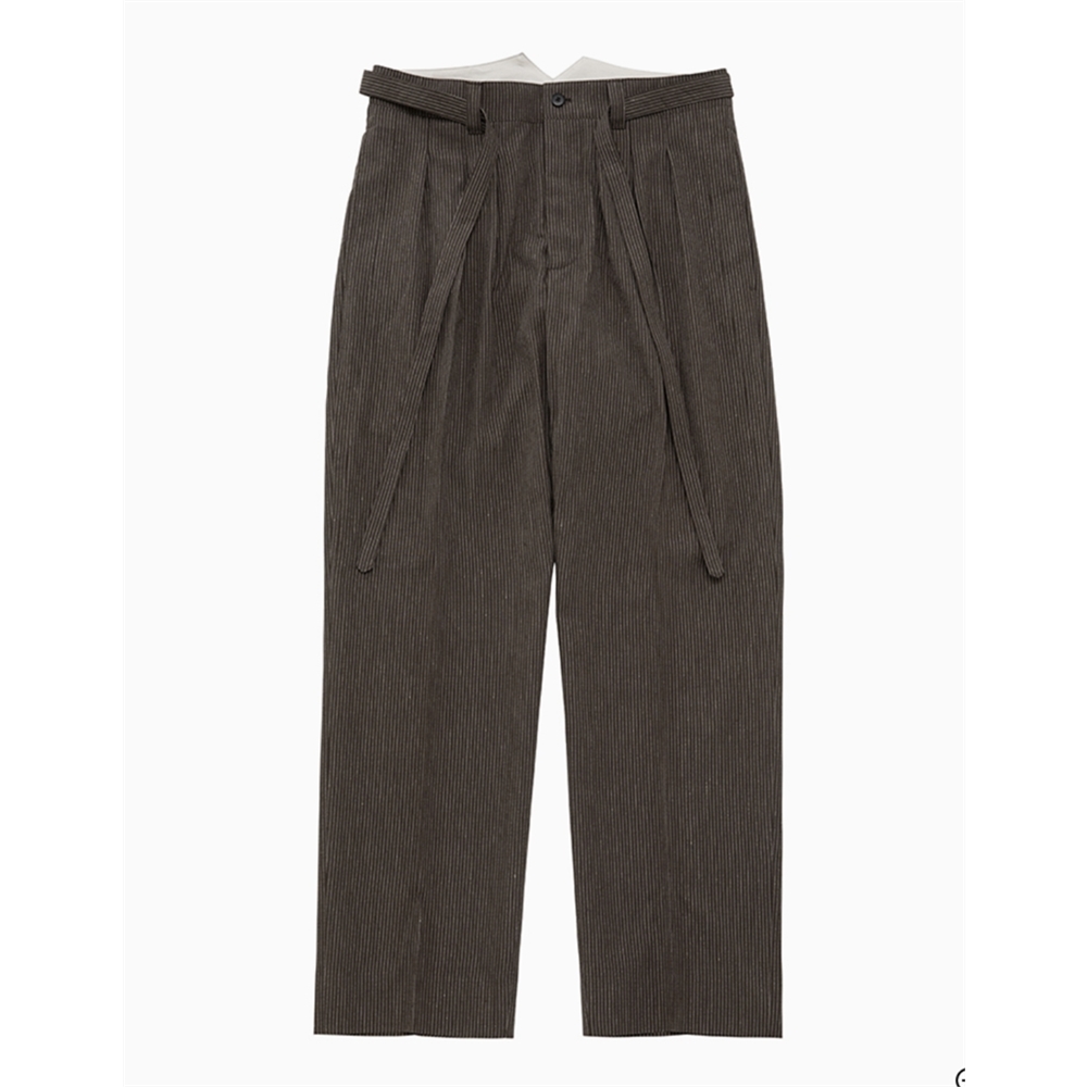 四季出品國倉VISVIM HAKAMA PANTS SANTOME羊毛休閑劍道褲男24SS|休閒褲