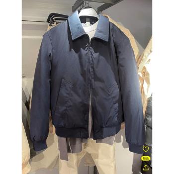 櫃529！秋季新品男裝棉服飛行員夾克ZA3918606 401男士棉衣外套